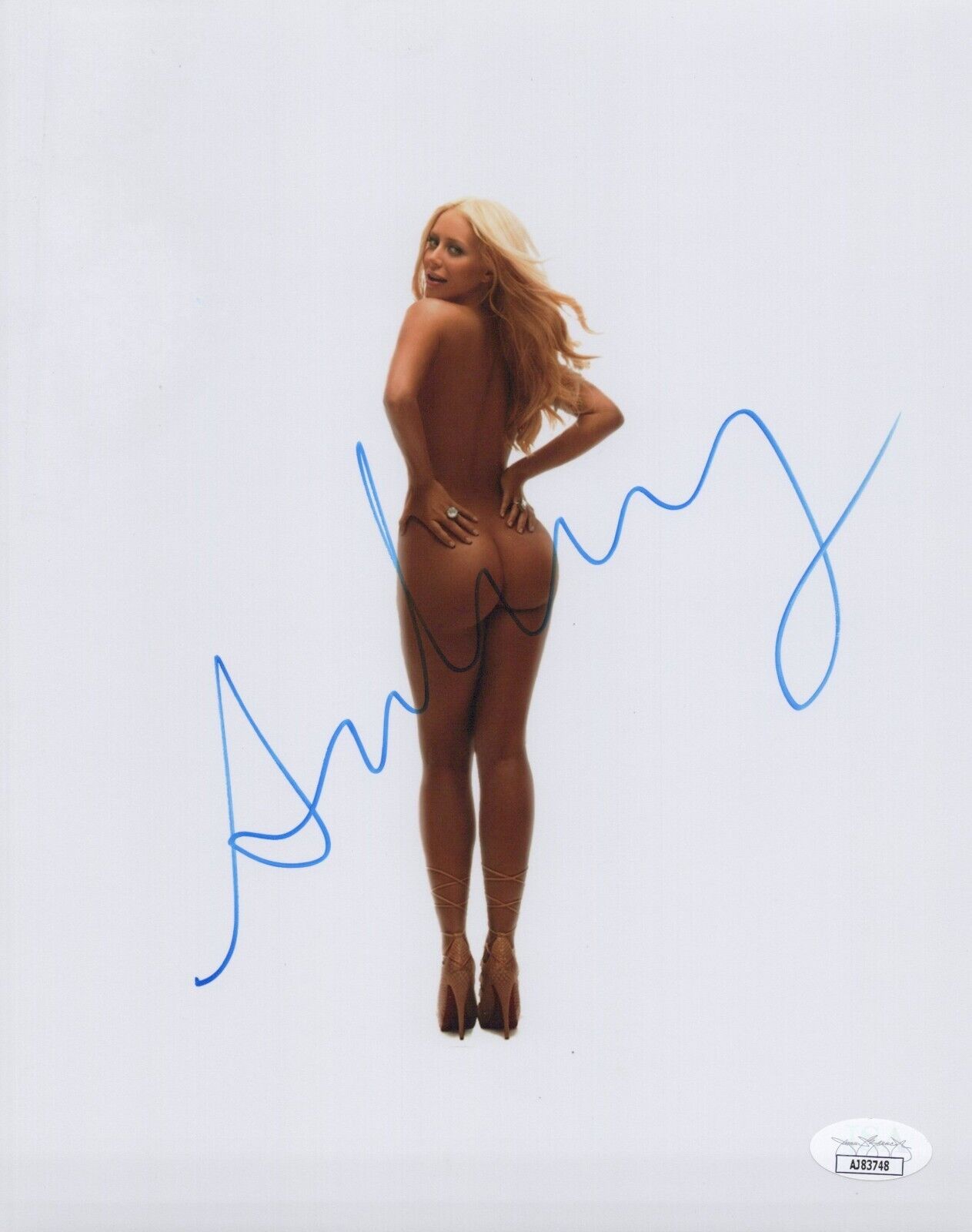 AUBREY O\'DAY Signed SEXY 8x10 Photo MTV MUSCIAN Danity Kane Autograph JSA COA