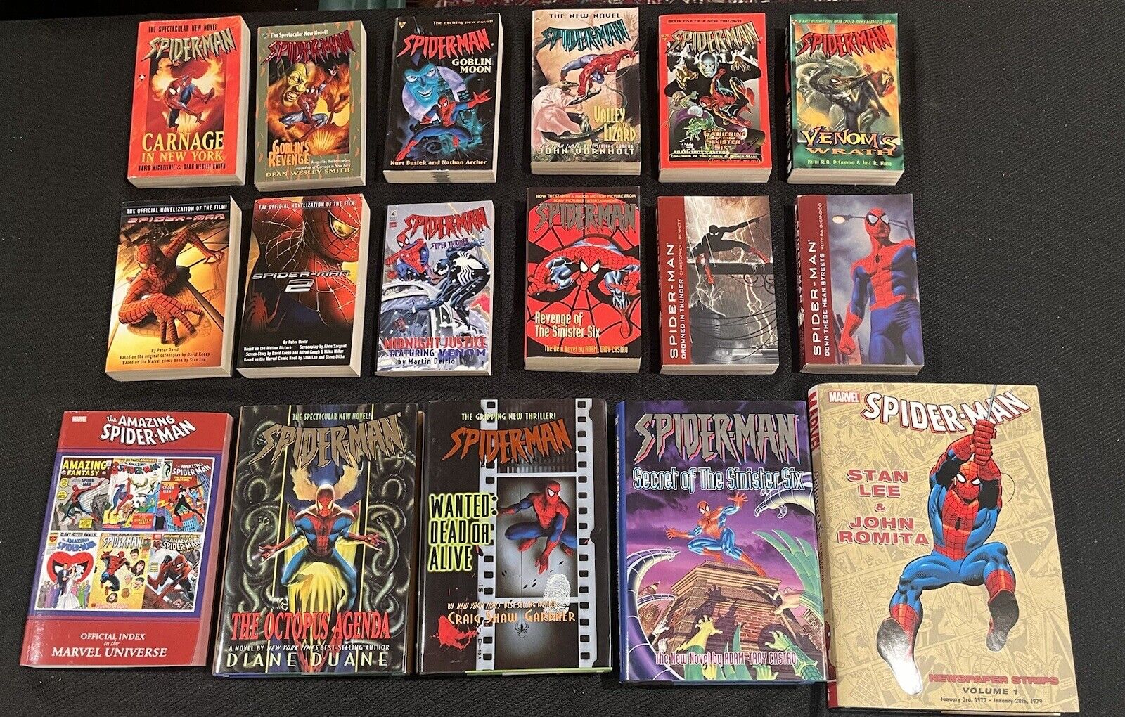 Lot of 19 Spider-Man Books