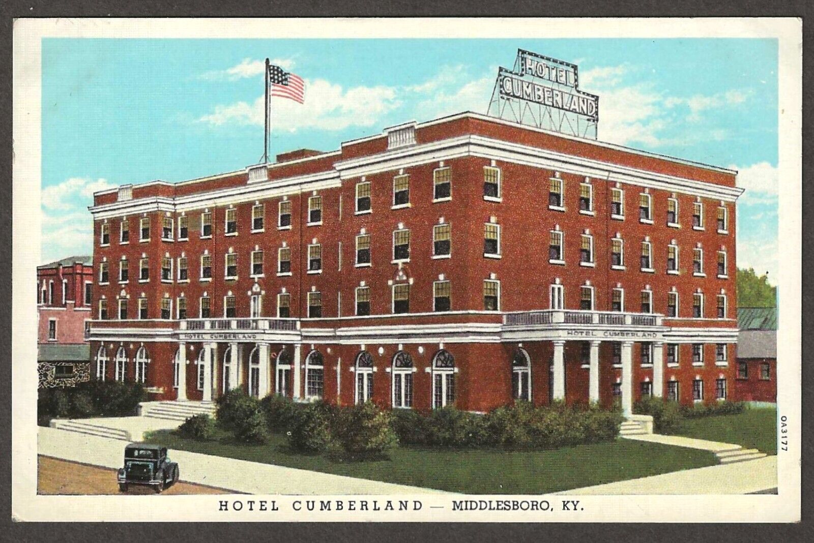 Hotel Cumberland - Middlesboro, Kentucky KY Vintage Postcard - Unposted