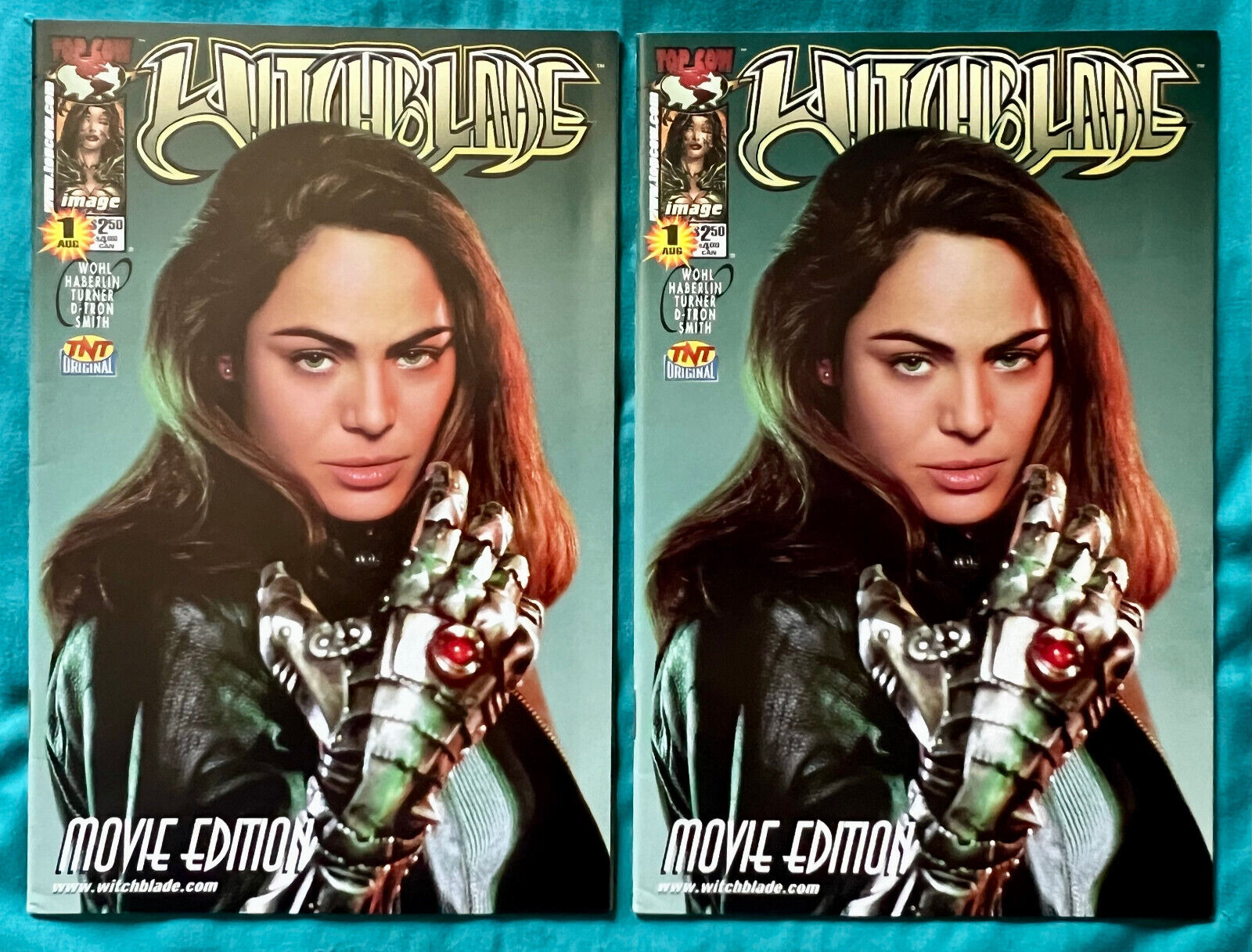 Witchblade 2Pc LOT - 1st. Issue of Series. Gold Foil Variant. (8.5/9.0) 2000