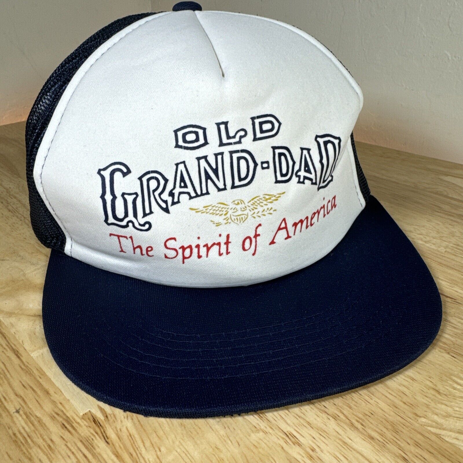 Vintage NEW Old Grand-Dad Whiskey Trucker Hat - The Spirit Of America, Jemcor