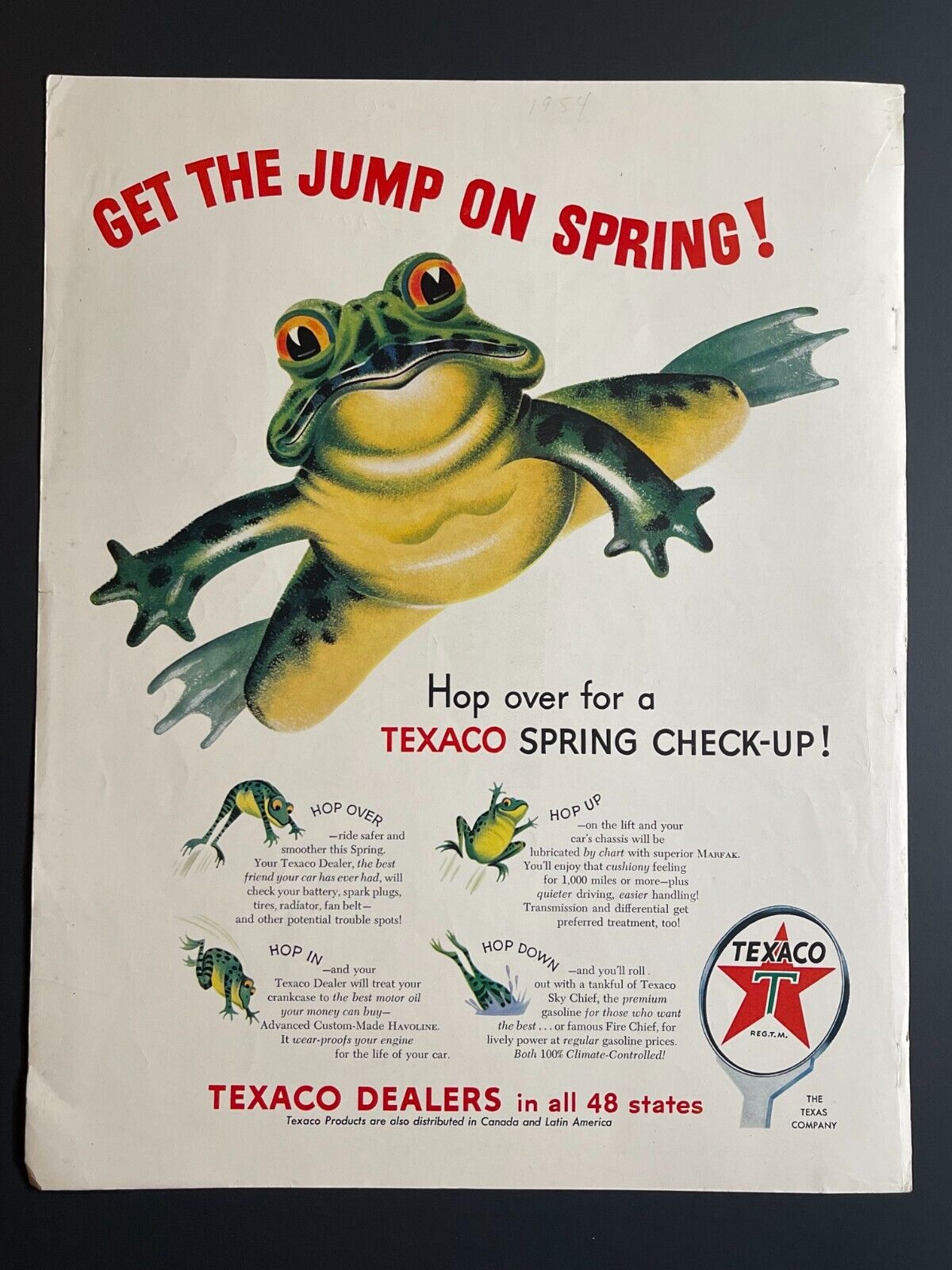 1954 Texaco Dealers \