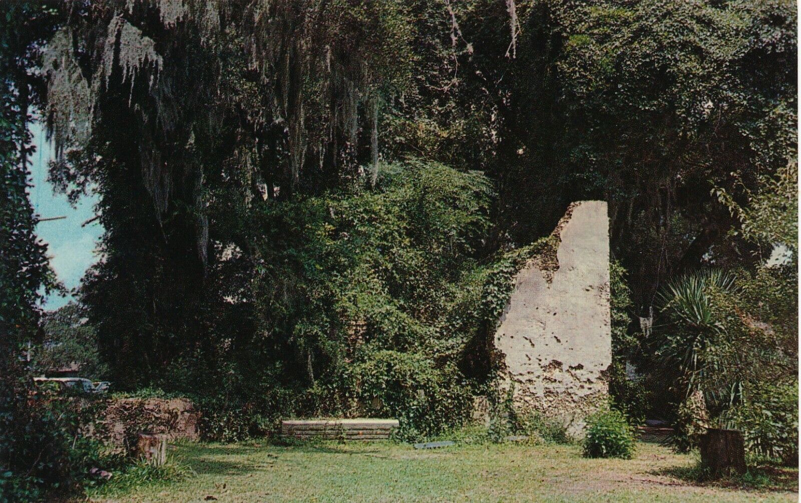 Ruins of the Slave Hospital at St. Simons Island, Georgia vintage unposted