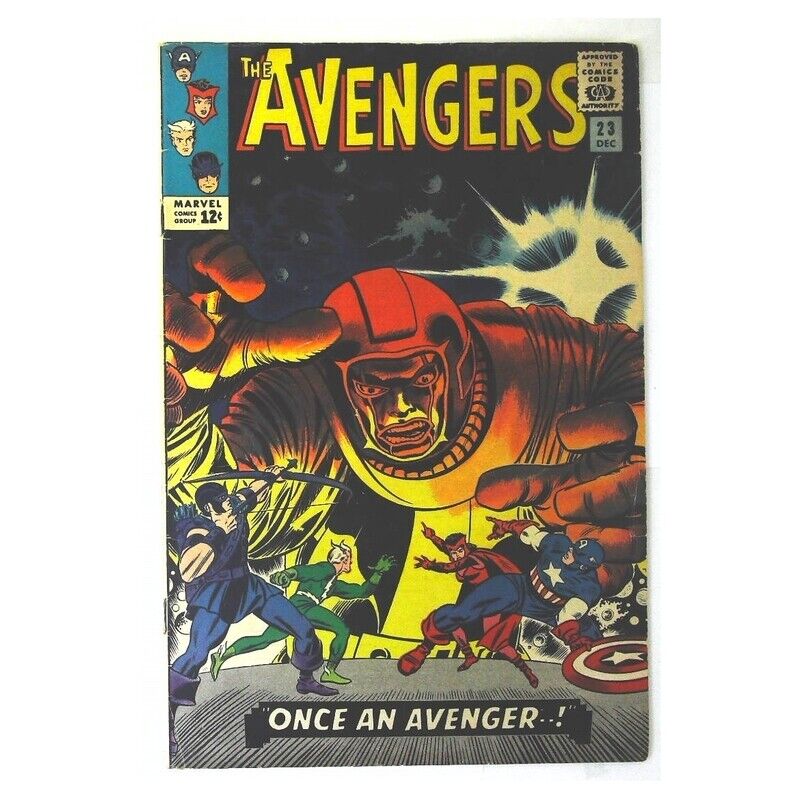 Avengers #23 1963 series Marvel comics Fine+ / Free USA Shipping [p 