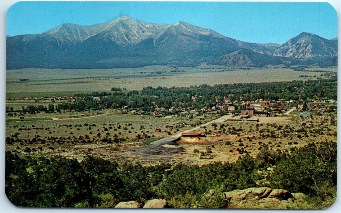 Postcard - Panorama of Buena Vista, Colorado