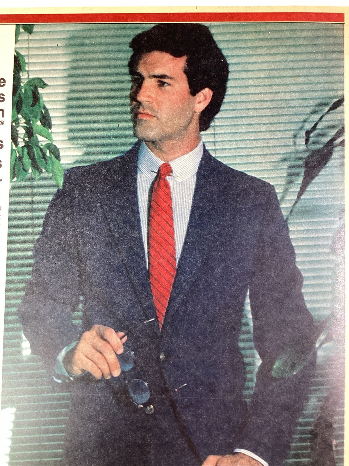 Atlanta GA Print Ad 1979 AJC Rich’s Handsome Man Haggar Suit