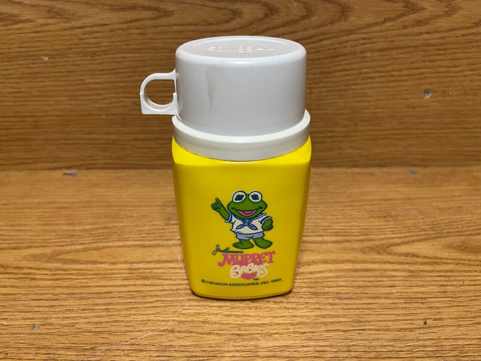 Henson\'s Muppet Babies Yellow Thermos 1985