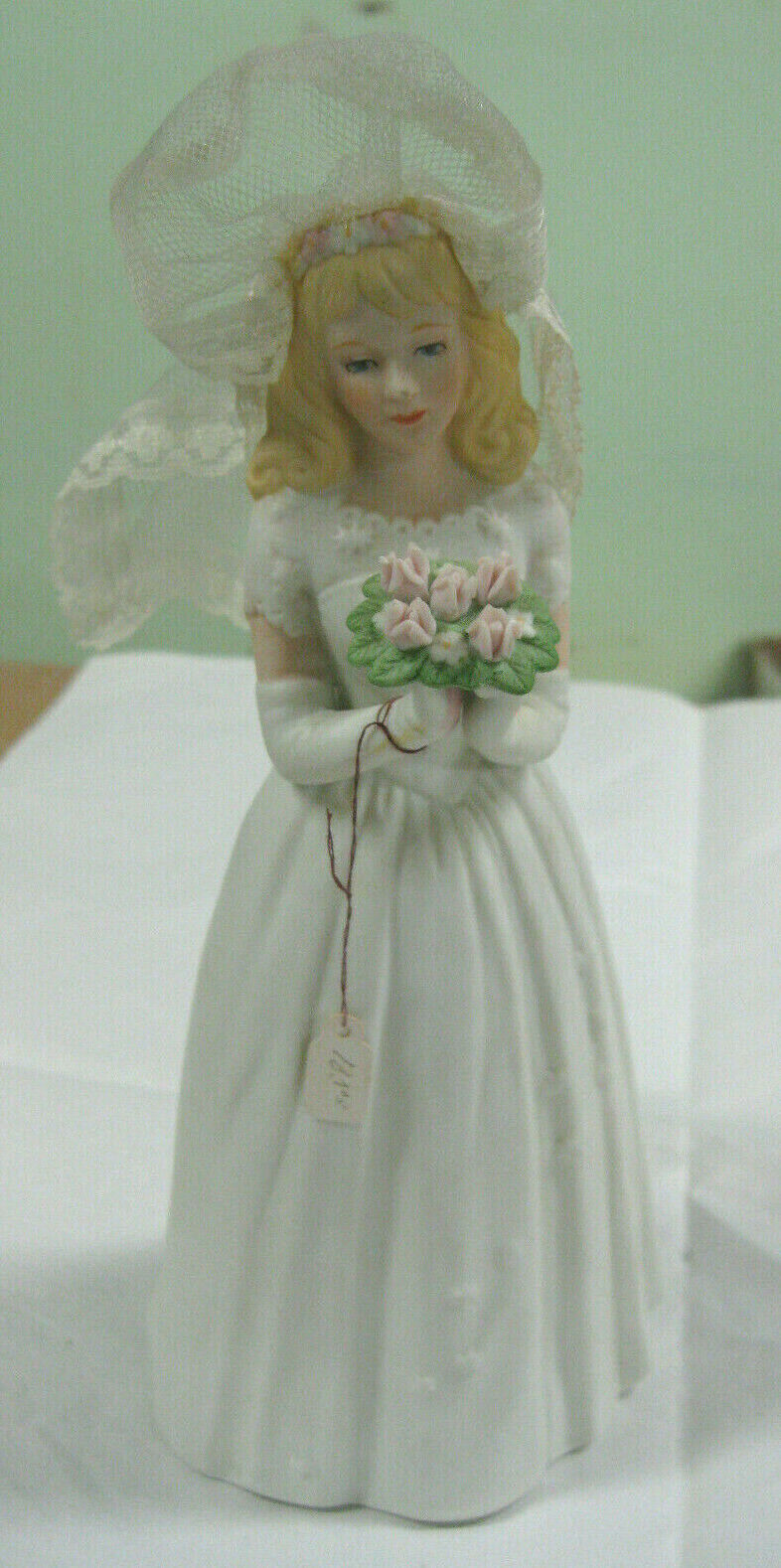 Blonde Bride Figurine with Music Box