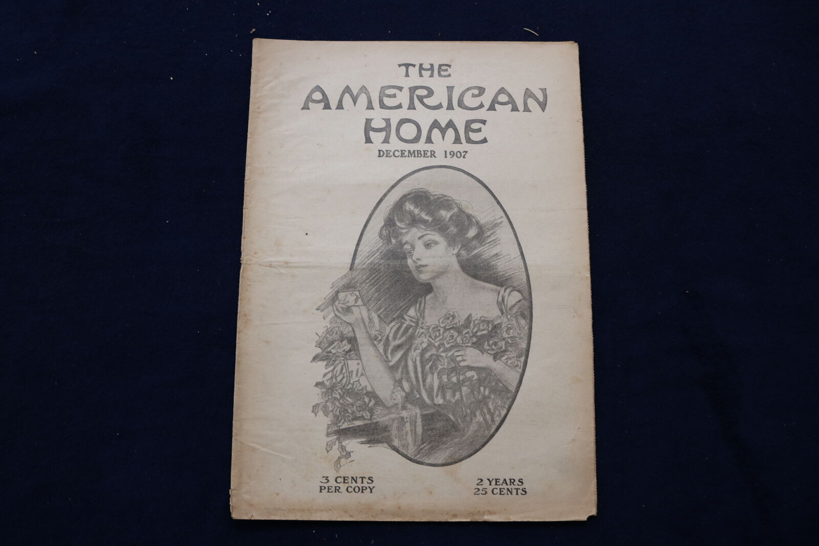 1907 DECEMBER THE AMERICAN HOME NEWSPAPER - NICE ILLUSTRATED COVER - NP 8692