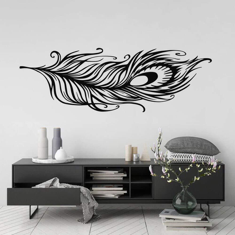Indian Traditional Beautiful Peacock Feather Wall Sticker