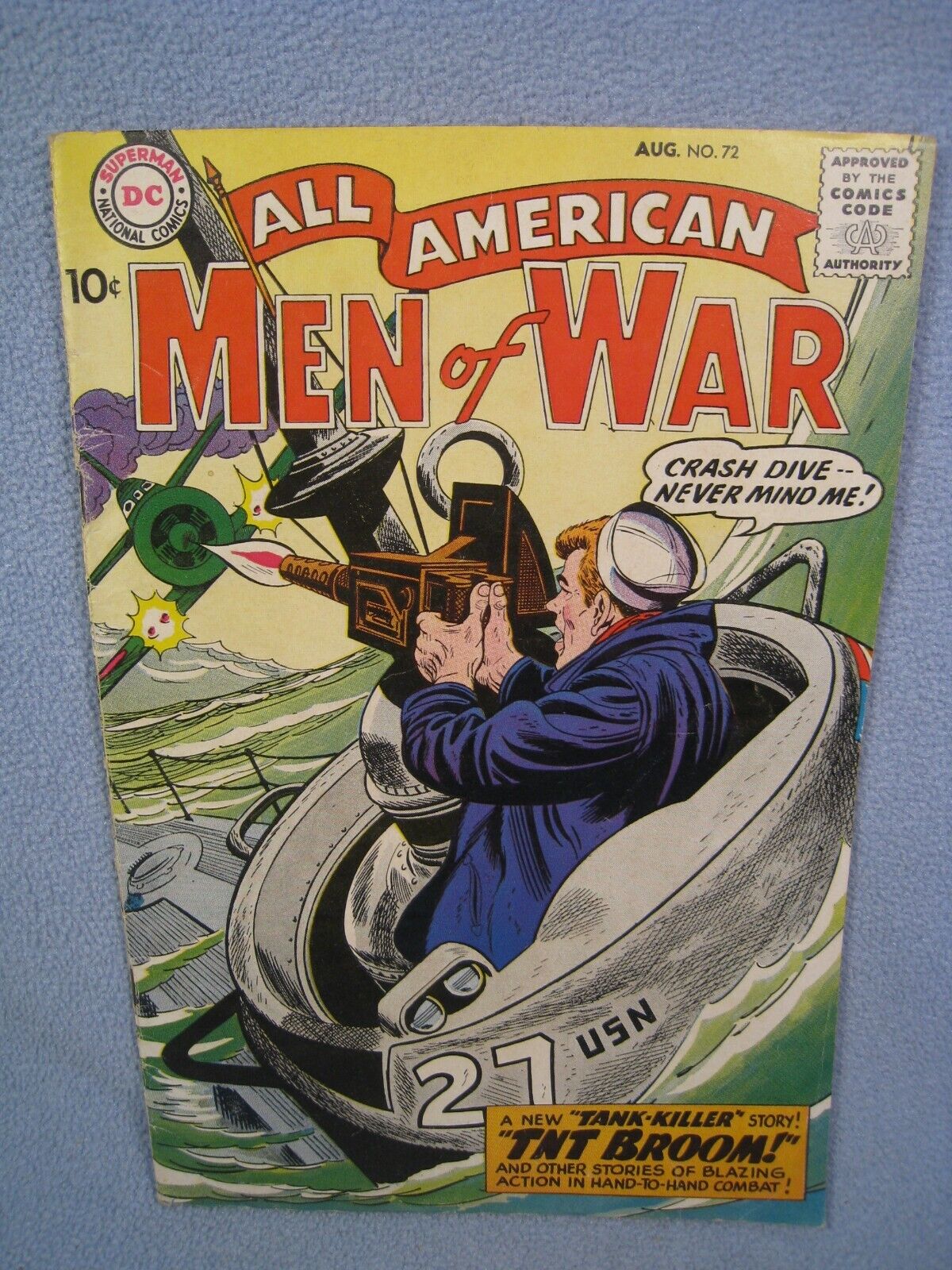 Vintage 1959 10 Cent All American Men of War Comic #72