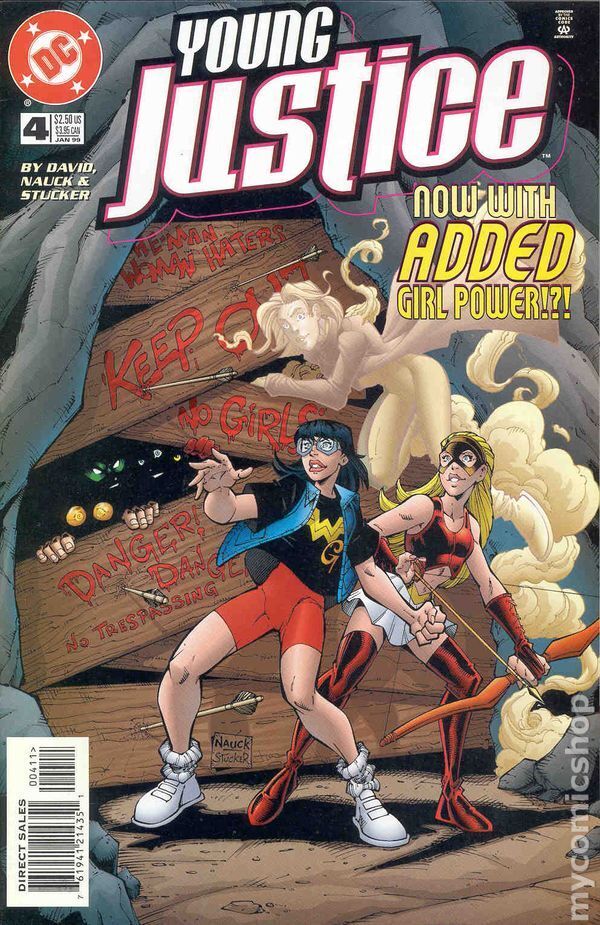 Young Justice #4 FN 1999 Stock Image
