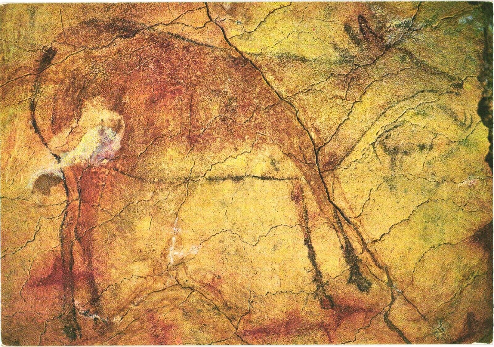 Santillana del Mar in Cantabria Spain Cave of Altamira Cave Paintings Postcard