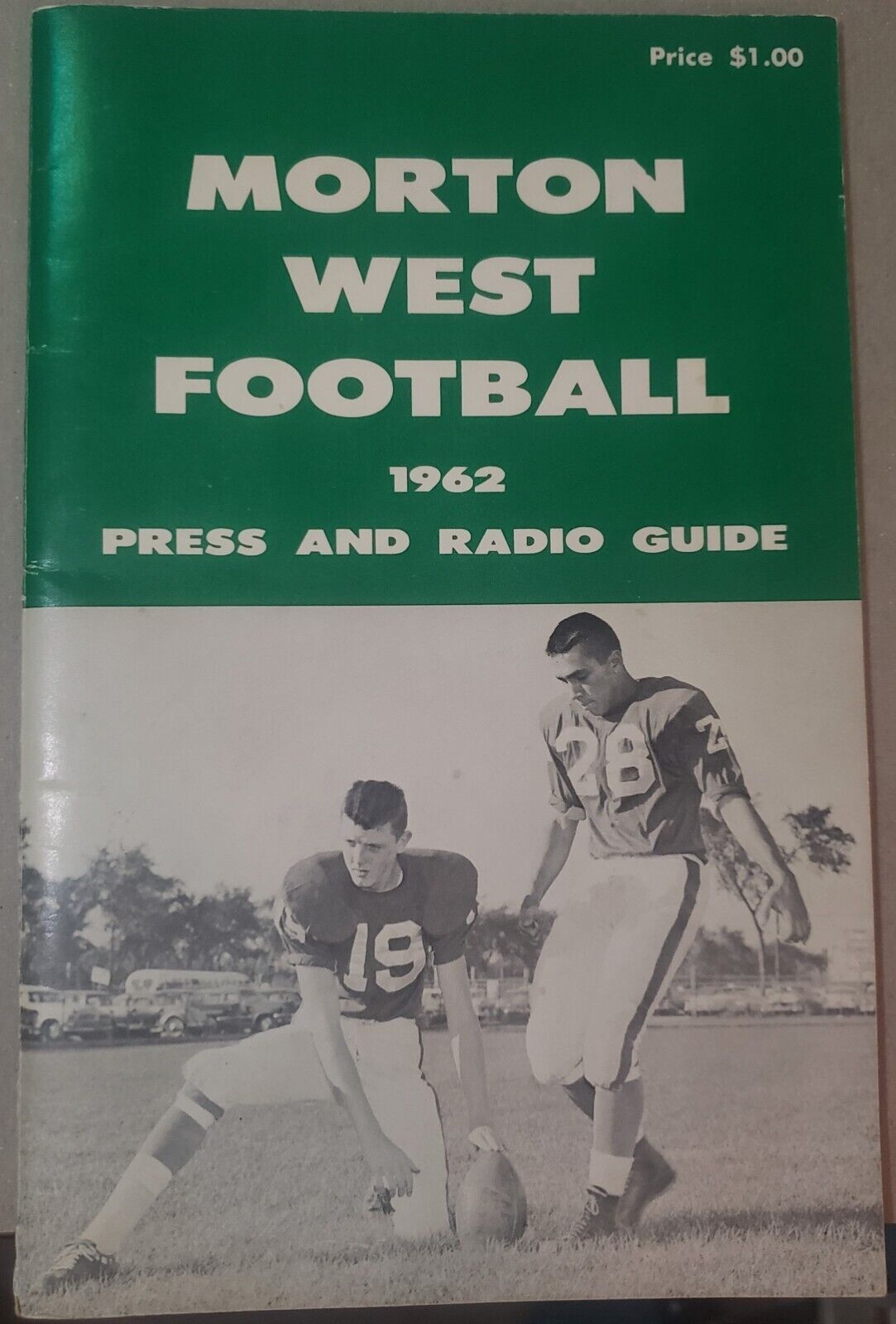 1962 Morton West High School Football Berwyn IL Press and Radio Guide