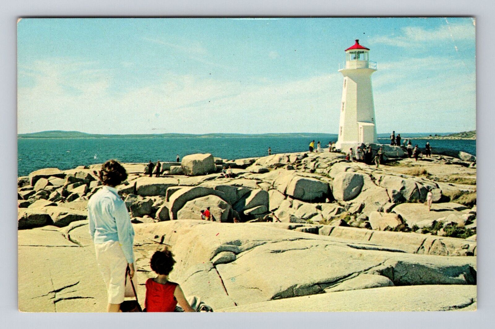 Peggy\'s Cove Nova Scotia-Canada, Peggy\'s Cove Light House, Vintage Postcard