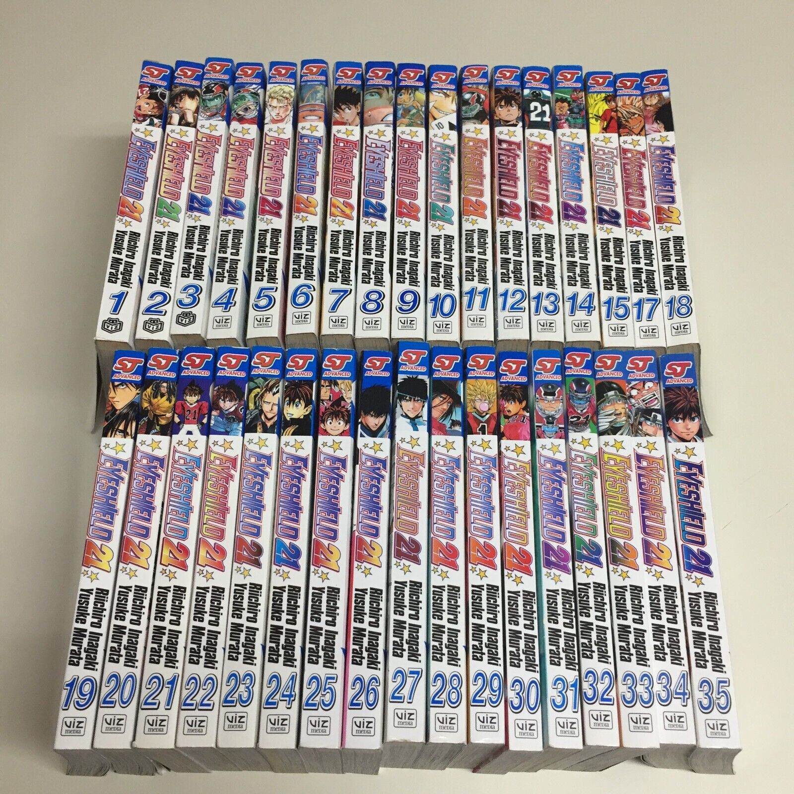 Eye Shield 21 EyeShield 21 Volume 1-35 Near Complete English manga Set Series