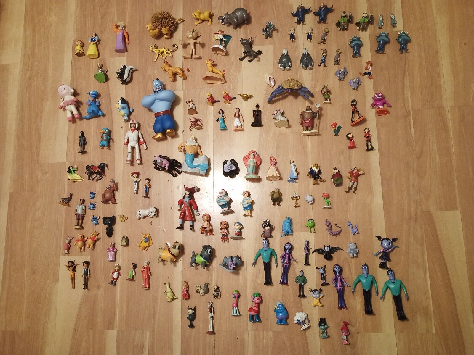 Disney 1980s 1990s 2000s PVC Cake Topper Figurines Mixed Toy Lot of 90+