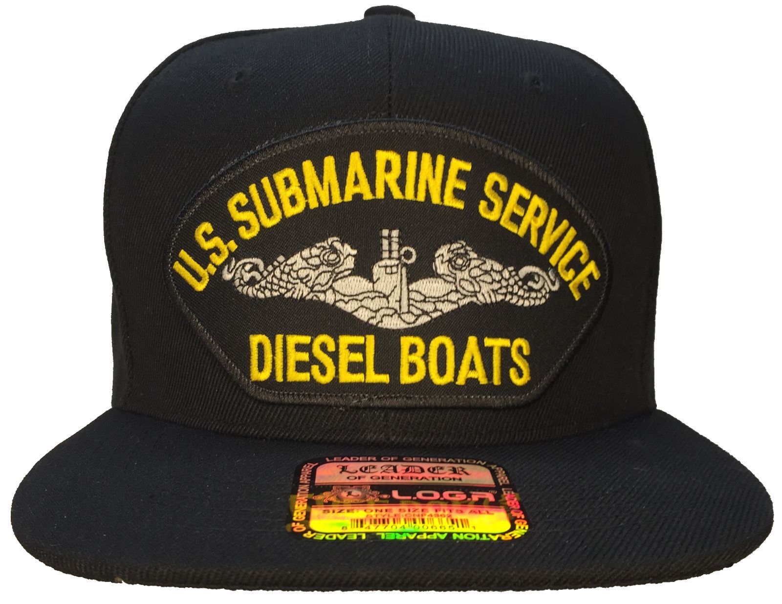U.S. Submarine Service Veteran Hat BLACK Ball Cap DIESEL BOATS Hat OG SNAPBACK