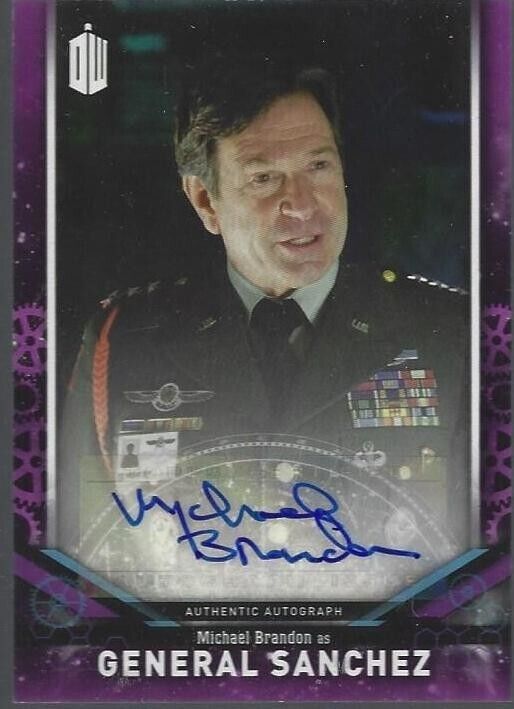 MICHAEL BRANDON Autograph trading card- DOCTOR WHO Signature Series 2018
