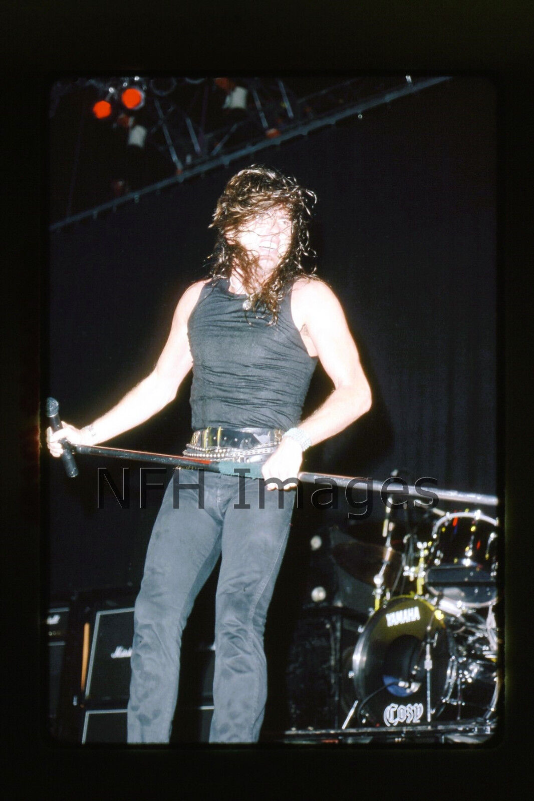 1984 Whitesnake David Coverdale Hair Metal Rock Band Music Live Concert Slide