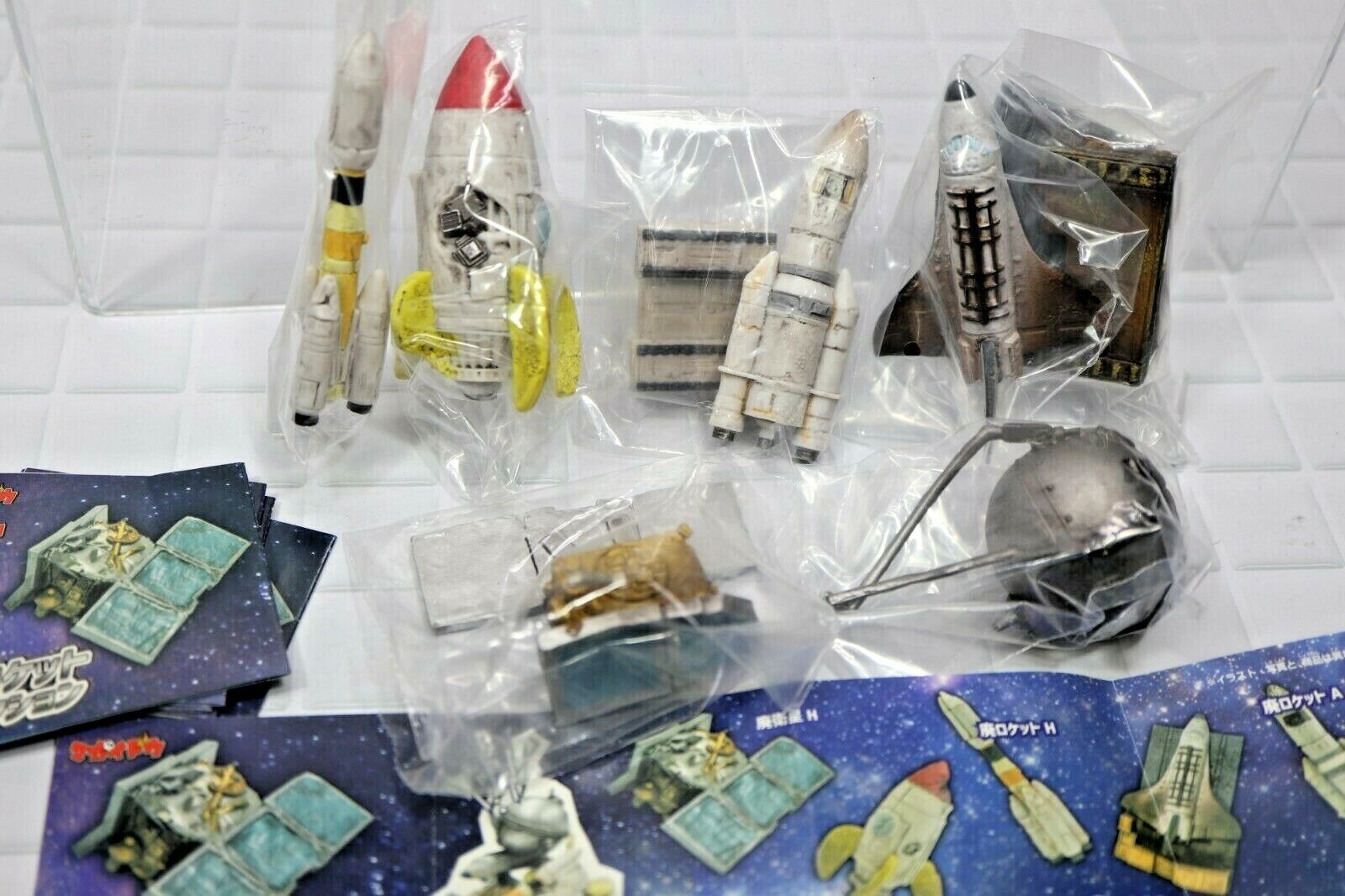 New Abandoned Rocket Collection Gashapon Miniature Figure Full Set