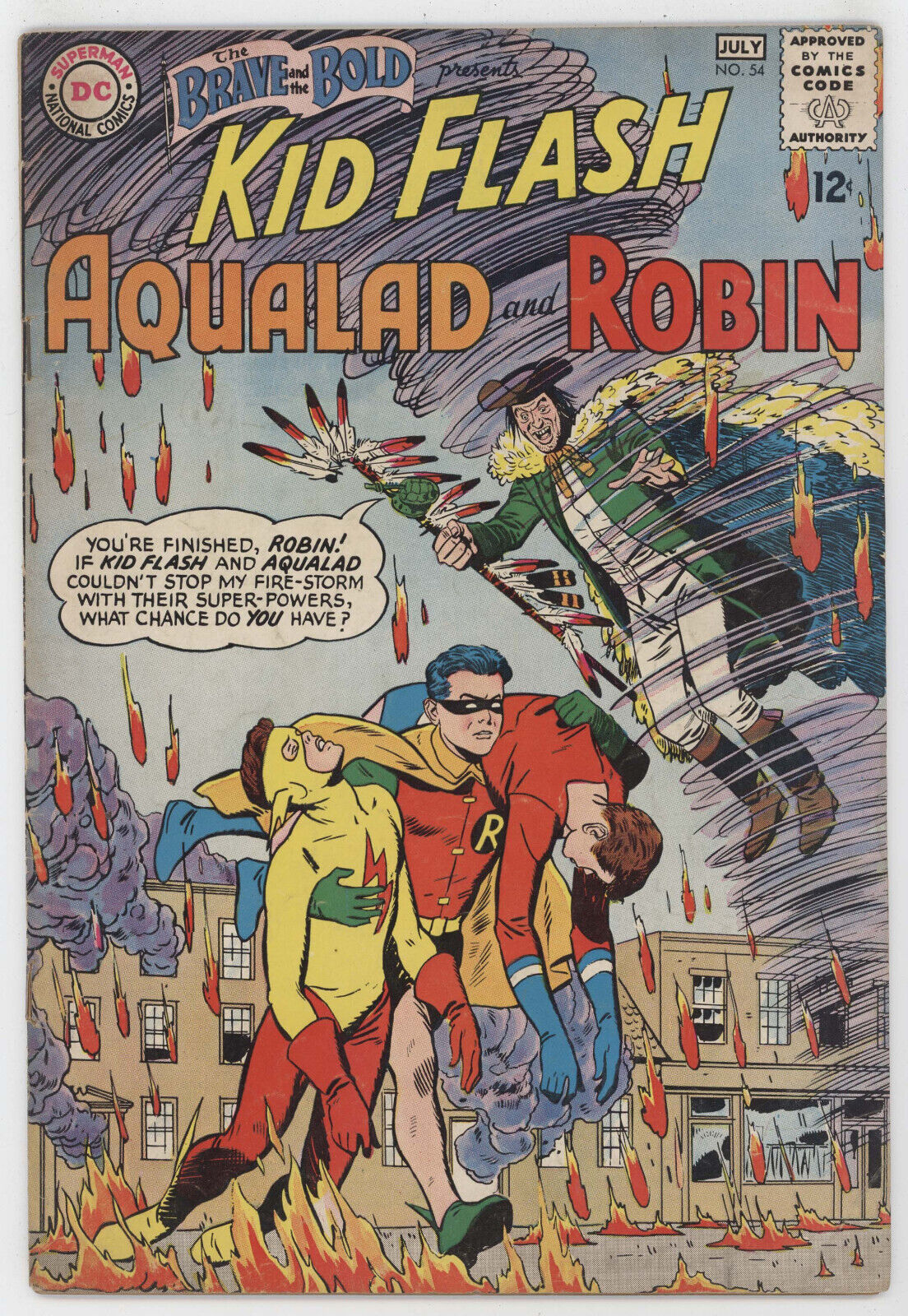 Brave And The Bold 54 DC 1964 GD VG 1st Teen Titans Robin Kid Flash Aqualad