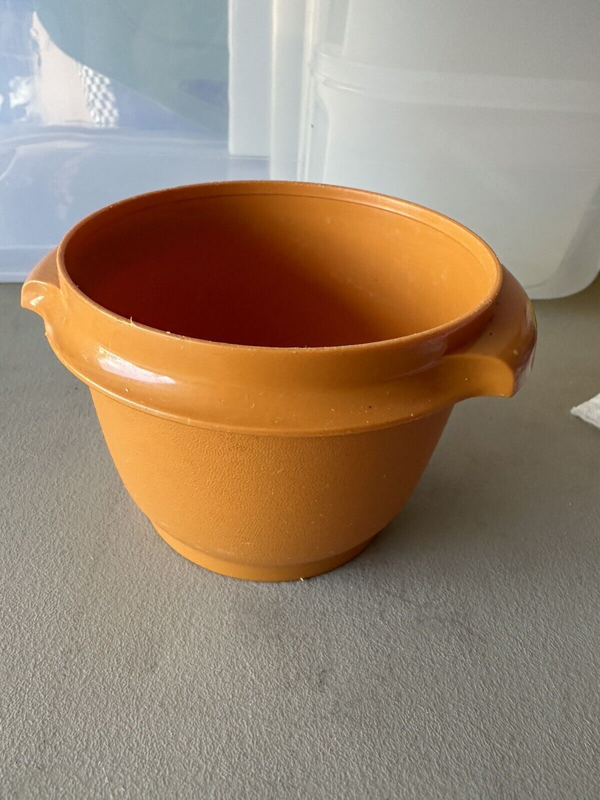 Vintage Tupperware Servalier - Orange  - 5\