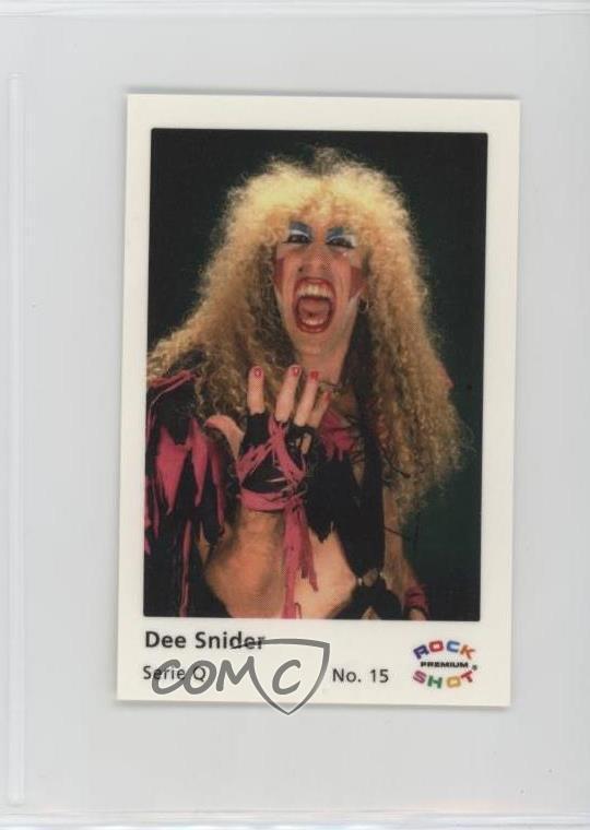1990s Swedish Gum Rock Shot Serie Q Dee Snider #15 10bt