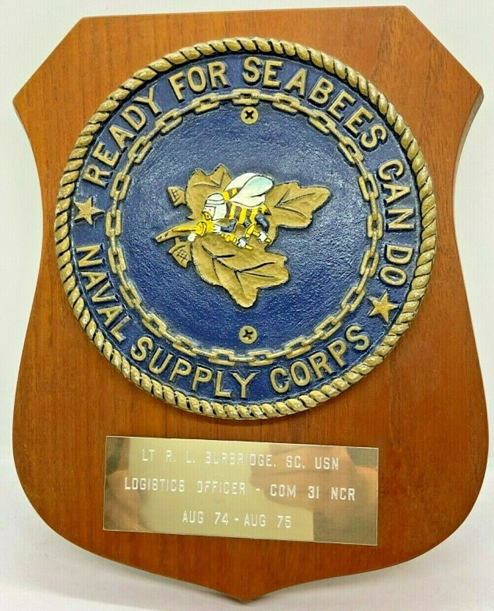 U.S. Navy, Ready for Seabees Can Do, Naval Supply Corps Vietnam Era