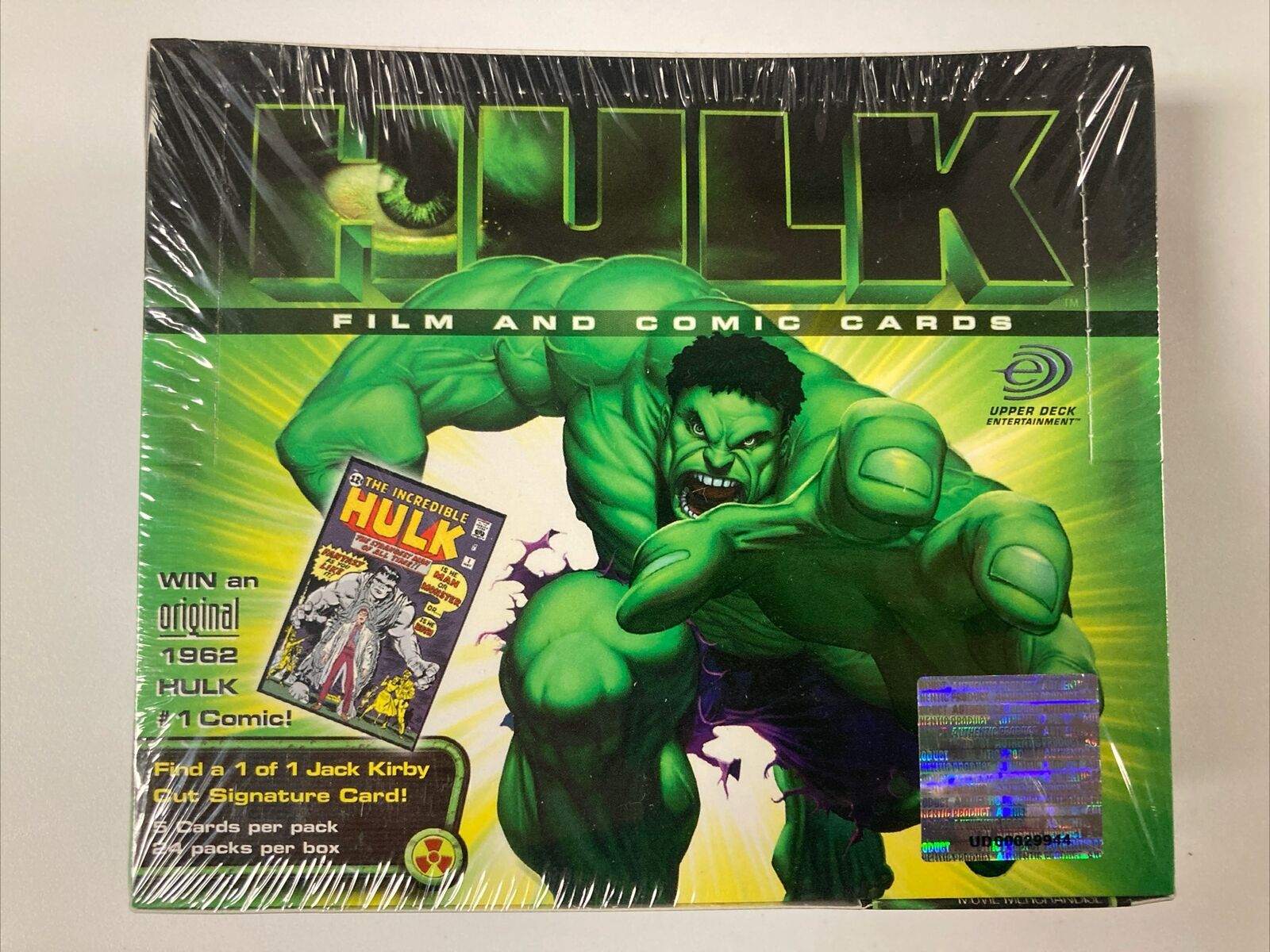 Upper Deck 2003 The Incredible Hulk Trading Card Box - Sealed