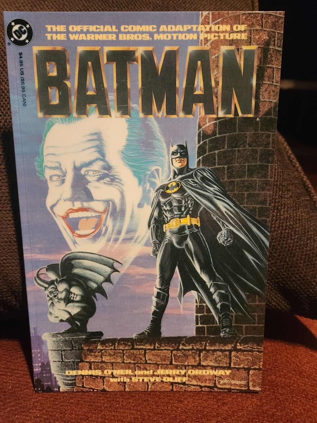 Batman Official Comic Movie Adaptation of Warner Bros Movie DC 1989