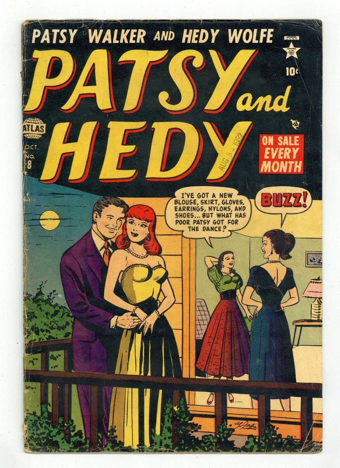 Patsy and Hedy #8 GD/VG 3.0 1952
