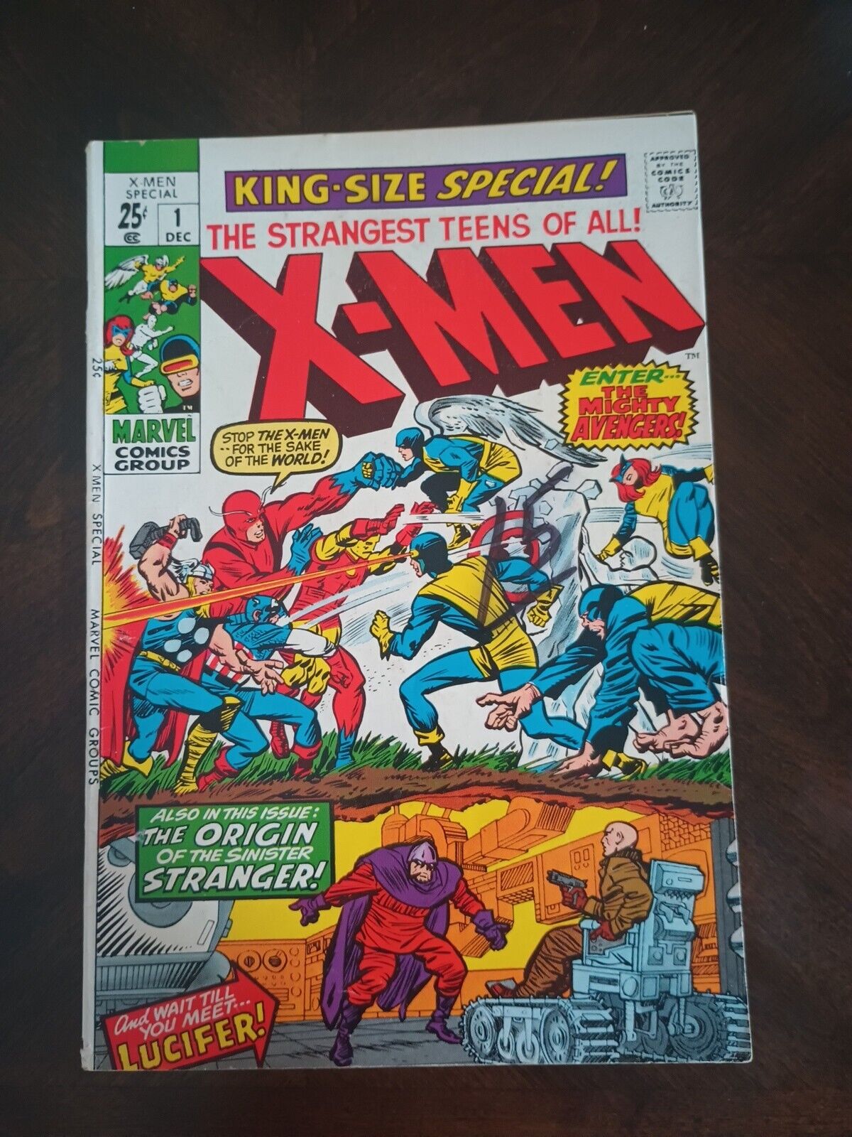 X-Men King Size Special #1 Marvel Comics Avengers vs X-men/Origin Stranger 1970