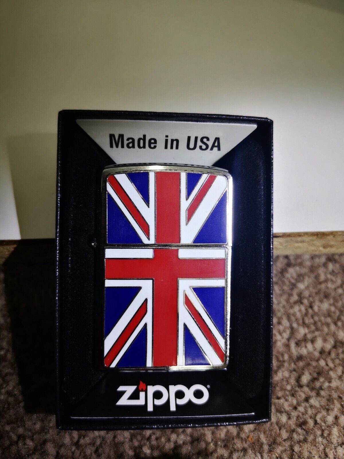 New Original Union Jack Genuine Zippo Lighter