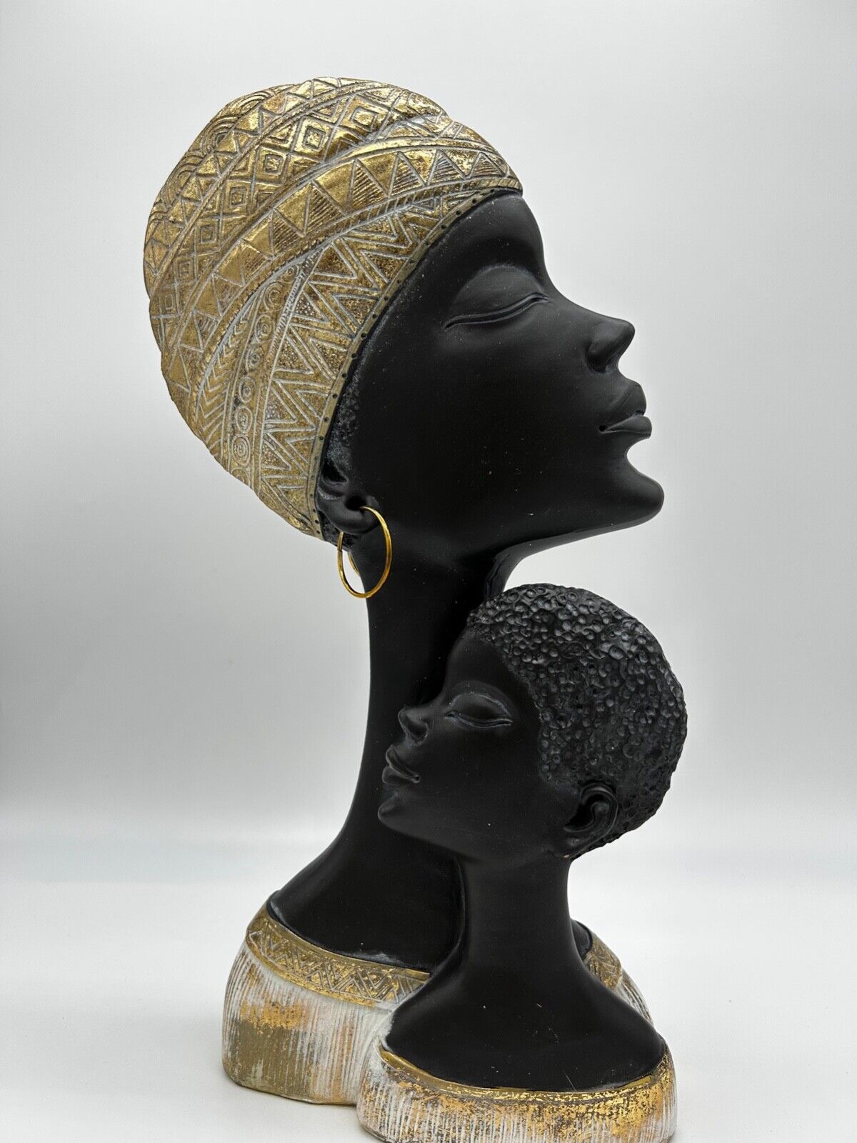 African Lady Home Decor Sculpture Home or Office Space