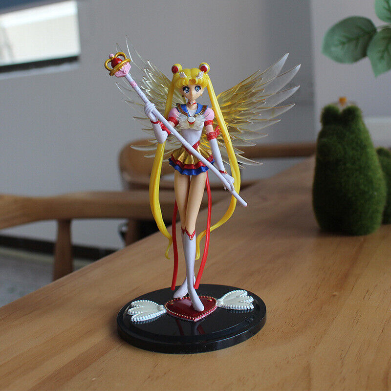 Sailor Moon Tsukino Usagi Anime Action Figure Doll Cake Topper Home & Car Decor