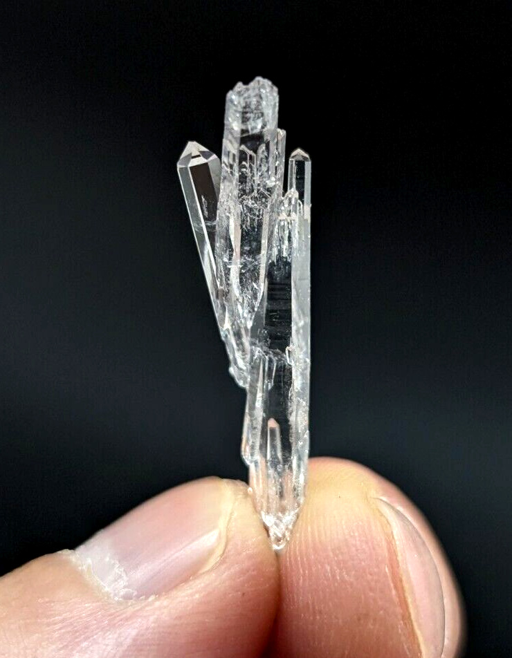 Amazing Jeffrey Quarry Solution Quartz Crystal, Rare, Arkansas Old Stock, A+++