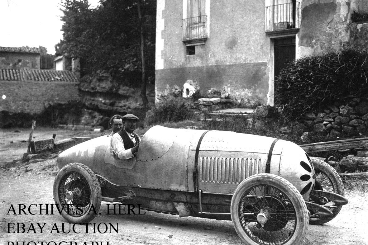 Delage factory racer Thomas 1922 Hillclimb Mont Ventoux racing photo auto