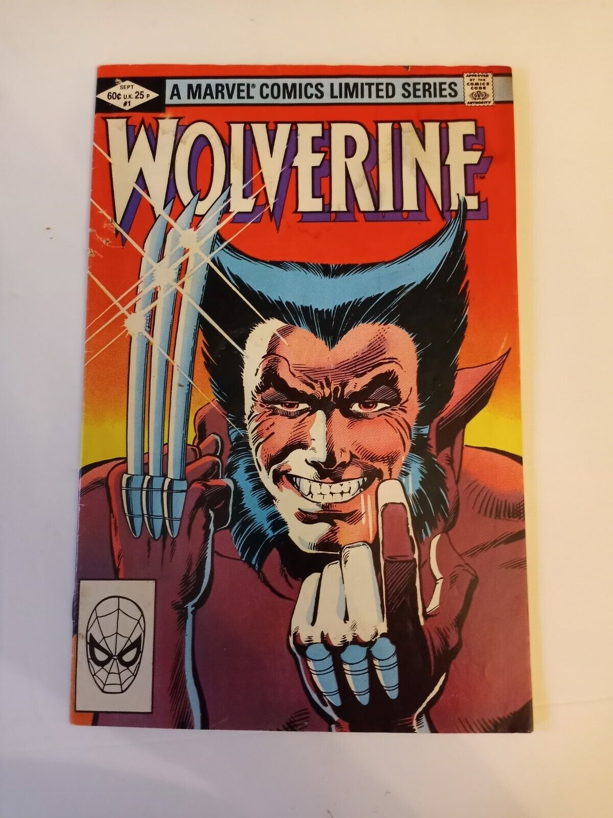 Wolverine #1 - Marvel Comics Limited Series (1982) Frank Miller Reader Copy Good
