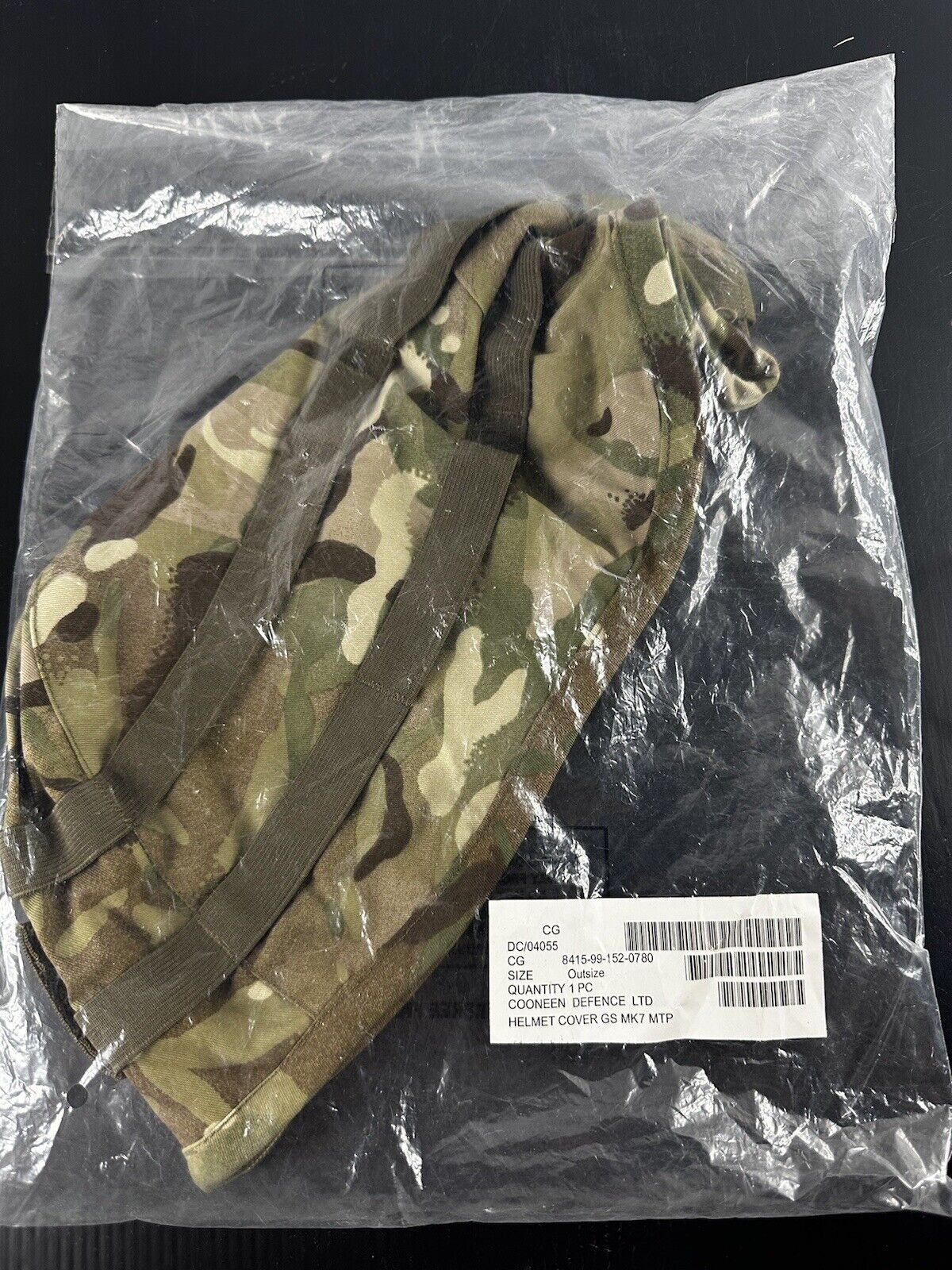 New Outsize British Army MTP Camouflage GS Mk7 Helmet Cover SAS SBS Para