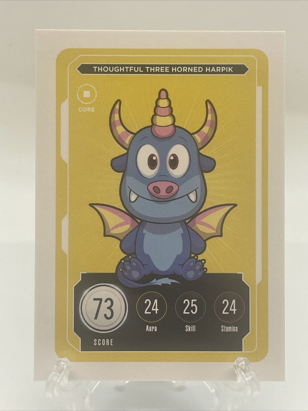 Thoughtful Three Horned Harpik VeeFriends Series 2 Compete And Collect Card