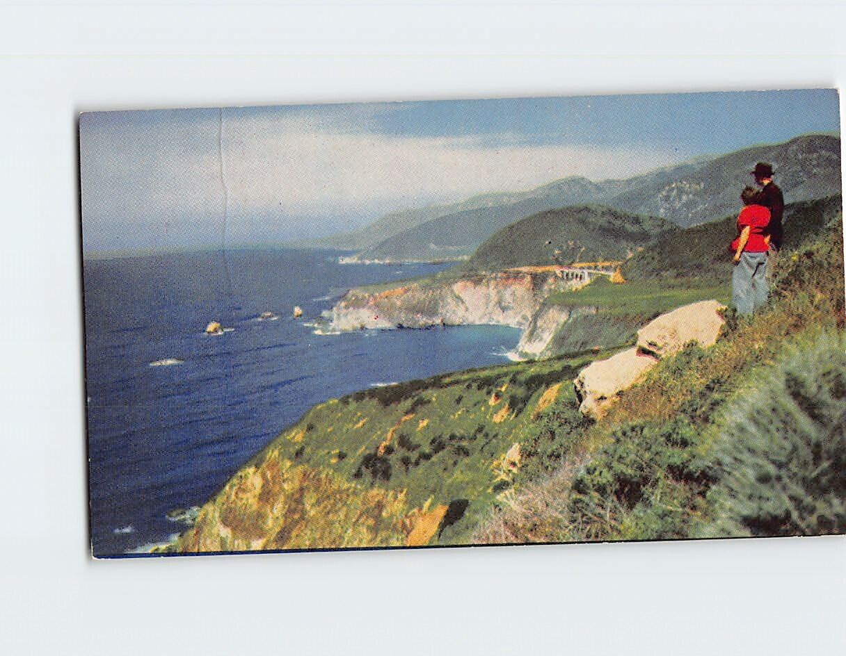 Postcard Beautiful Pacific Coastline California USA