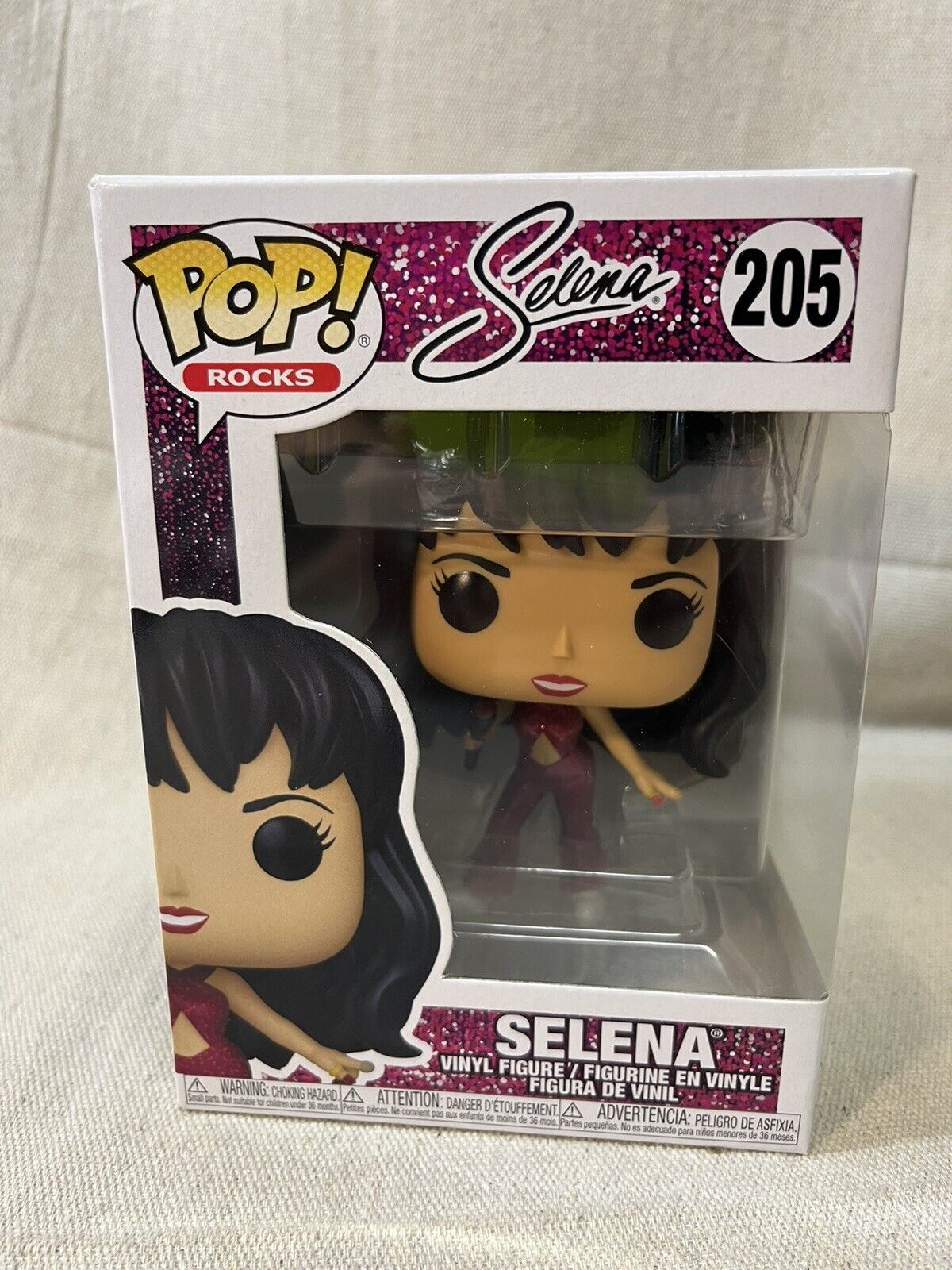 Funko Pop Rocks #205 Selena Burgundy Outfit Queen Icon V5770
