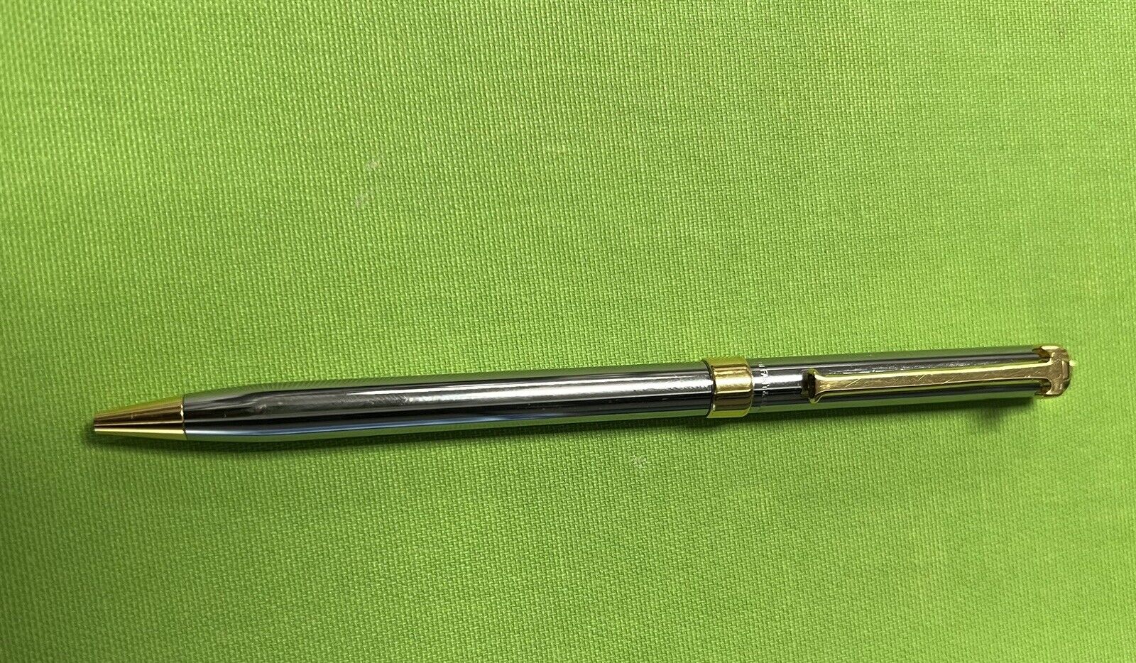 Tiffany & Co: Ruthenium & Gold T-Clip Ballpoint Pen vintage
