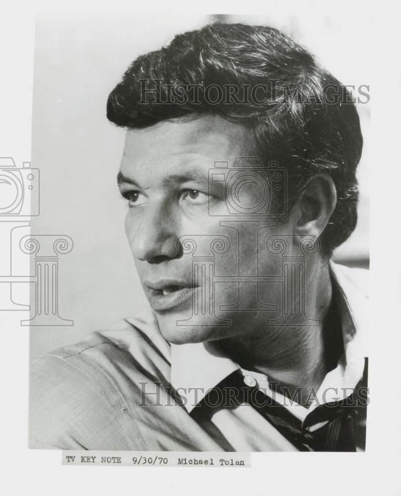 1970 Press Photo Actor Michael Tolan - kfp11013