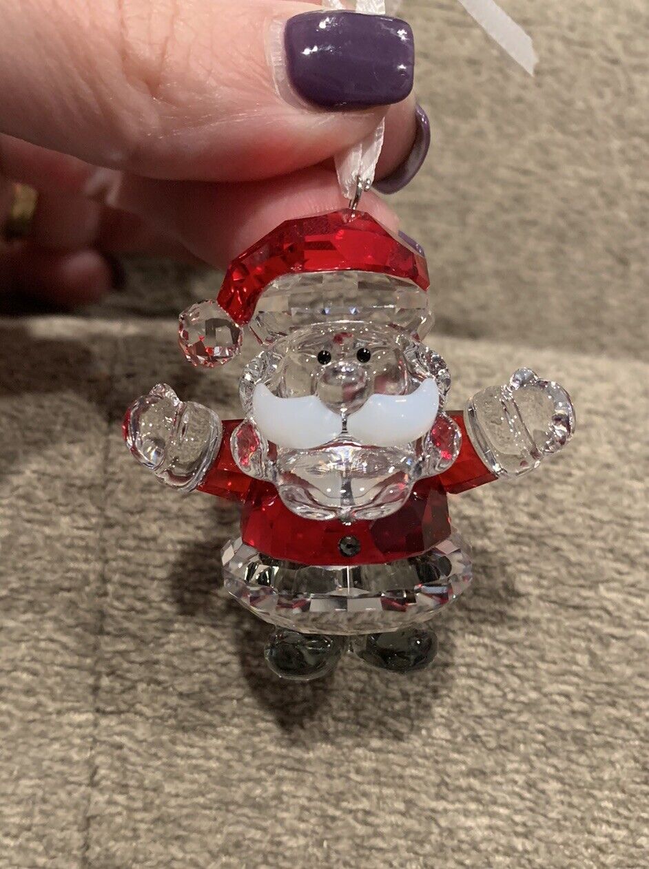 Swarovski Christmas Santa Claus Ornament 5286070 Retired New in Box Complete