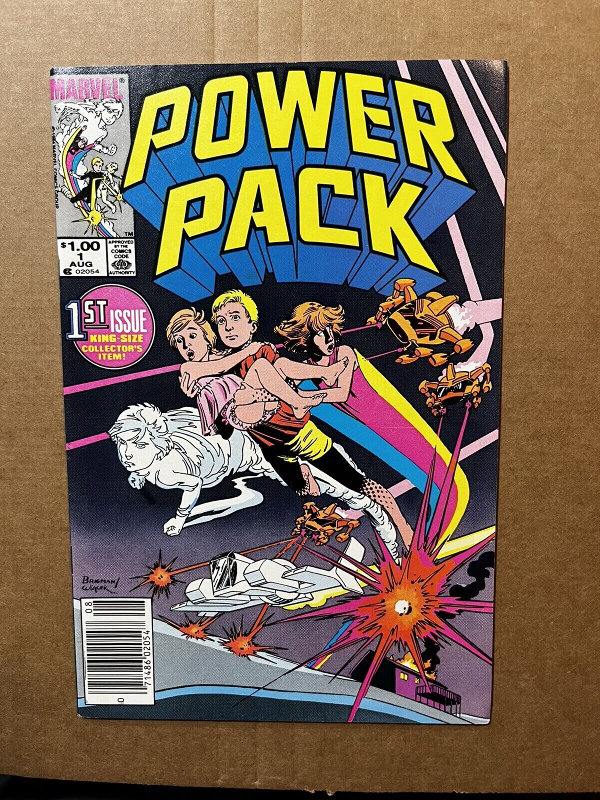POWER PACK #1 1984 1ST APP KEY - HIGH GRADE MARVEL  Newsstand VF/NM Or Better