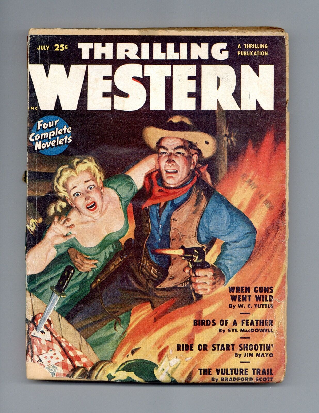 Thrilling Western Pulp Jul 1950 Vol. 62 #3 GD+ 2.5