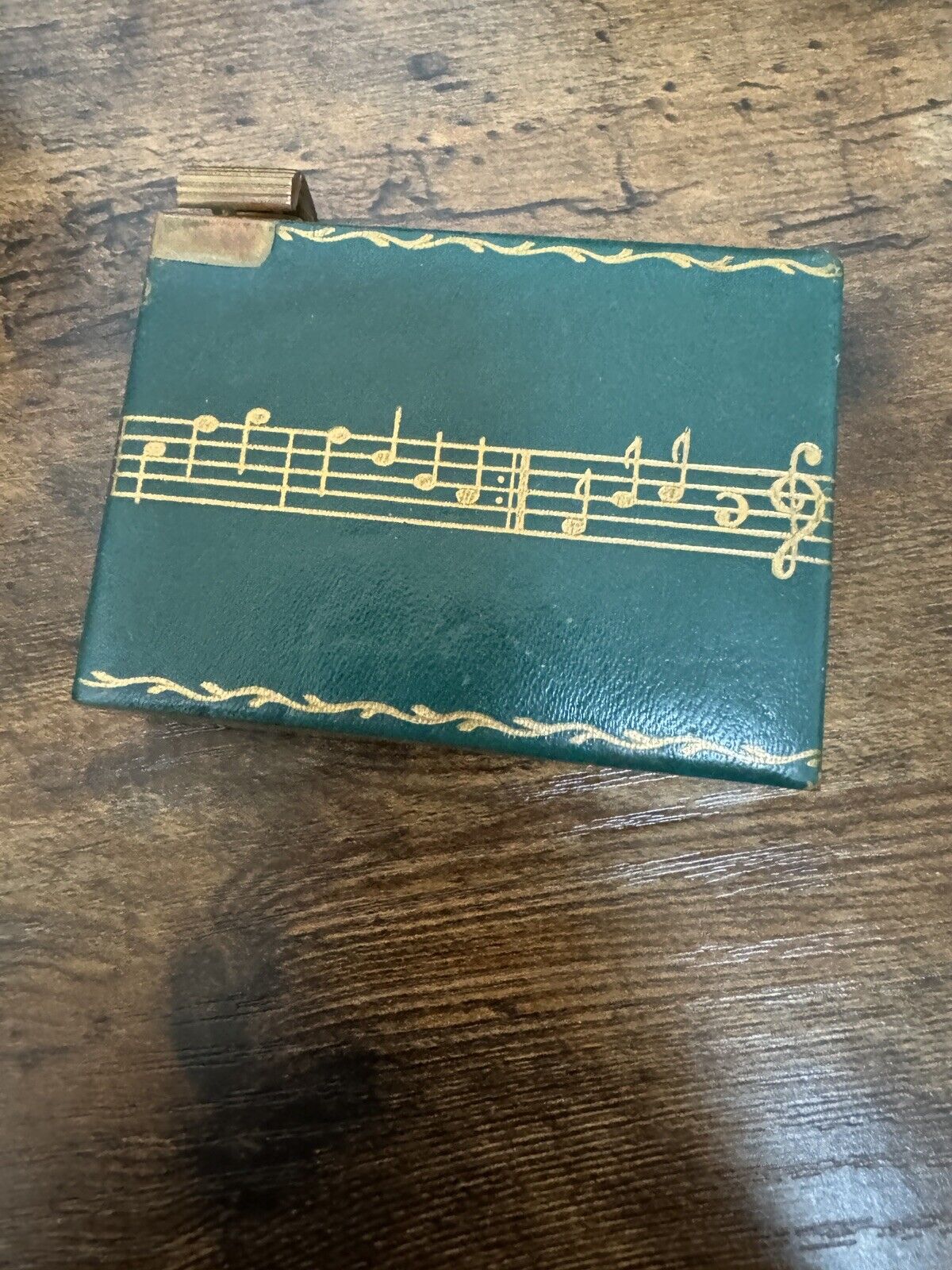compact musical case vintage Estate Find Works But Slow As Found