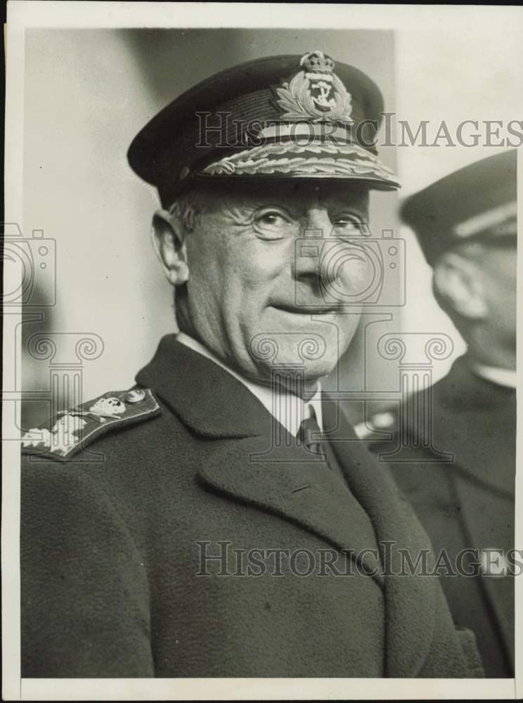 1931 Press Photo Earl Jellicoe, retired Admiral of the British Fleet, England